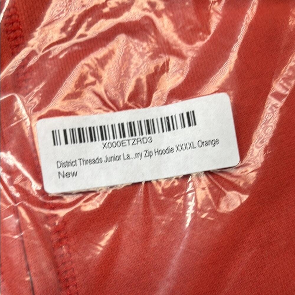 NWT District Threads Coral Hoodie Juniors Plus size 4XL - Picture 6 of 7